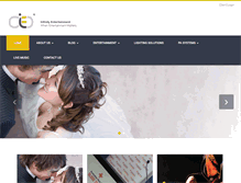 Tablet Screenshot of infinityentertainment.com.au